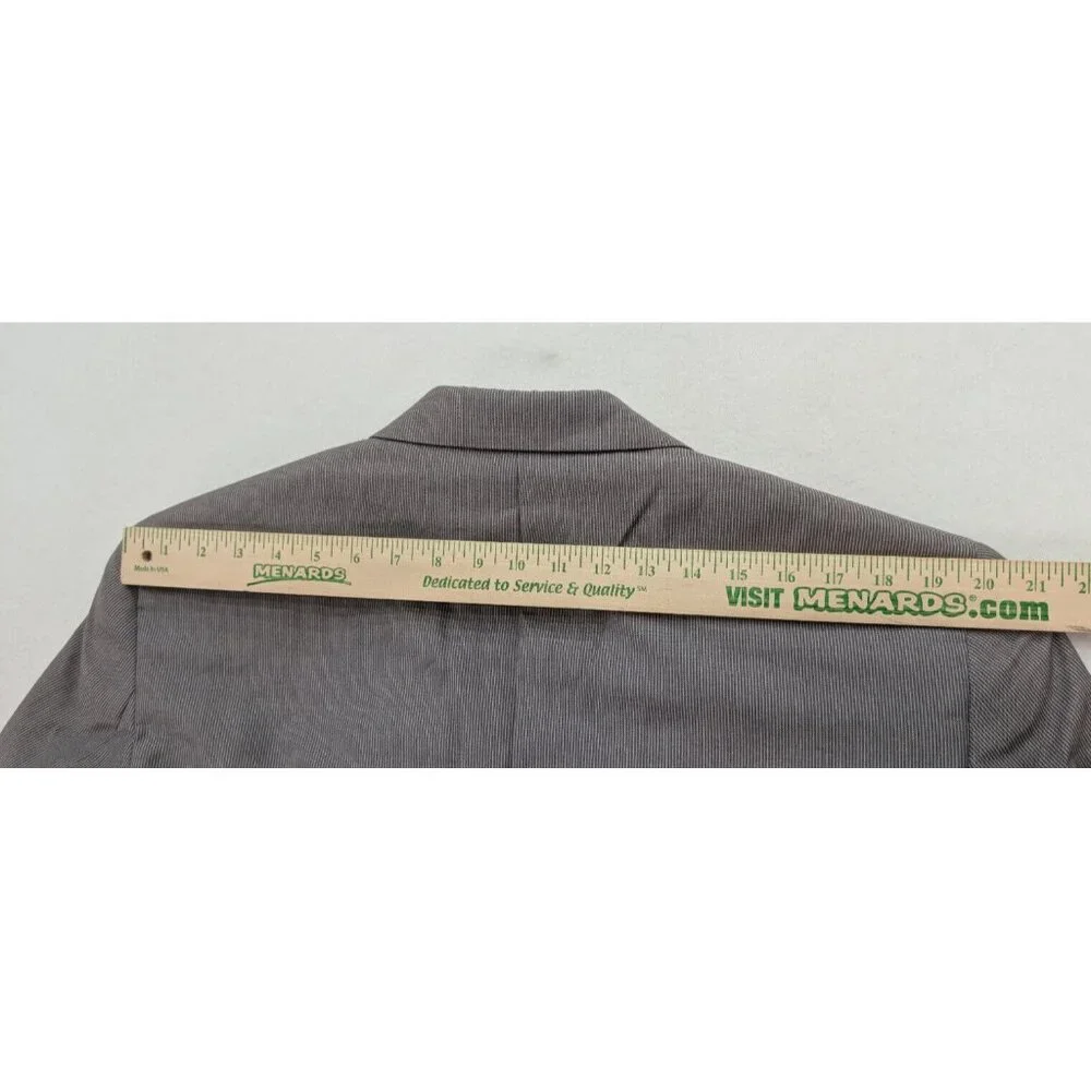 Jos. A. Bank Men's Blazer Jacket Sport Coat Size 44L Gray Pinstripe